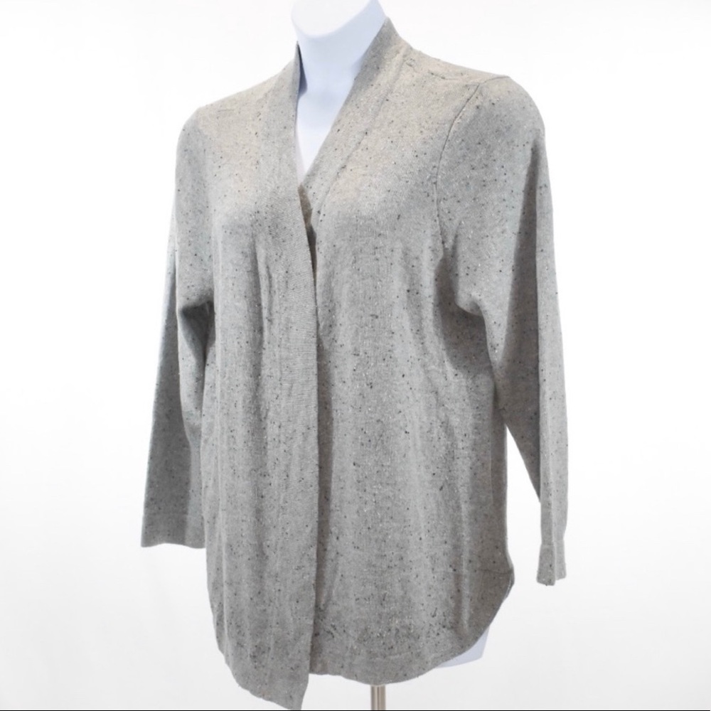 Karen Scott Curved Hem Cardigan
